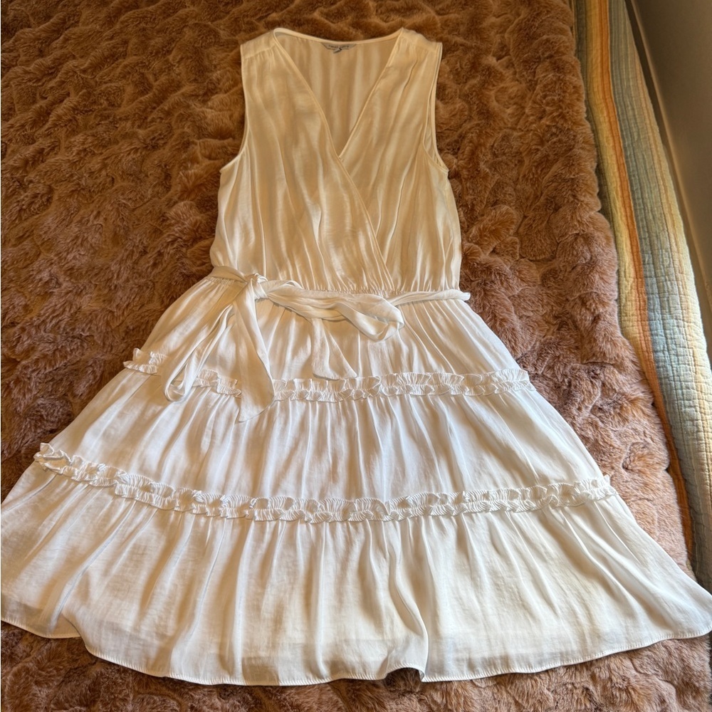 NAKED ZEBRA Elegant white Wrap Dress - Picture 2 of 5